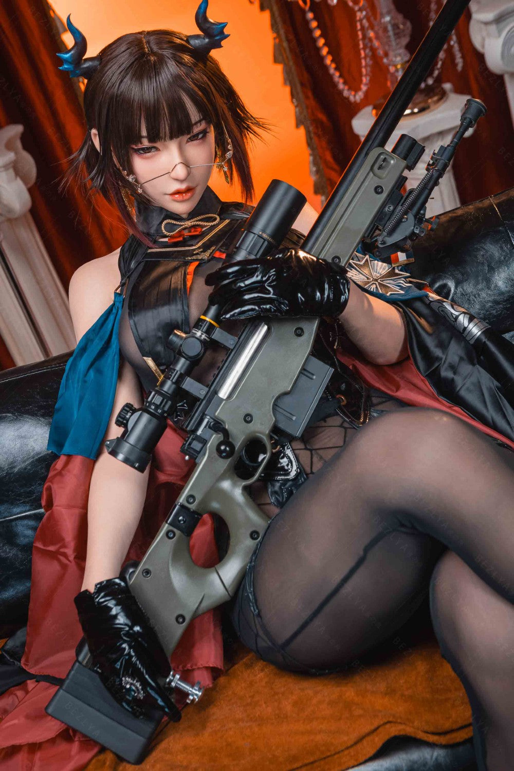 Aglaia muñeca sexual (Bezlya Doll 162cm Copa C 2.2U Silicona)