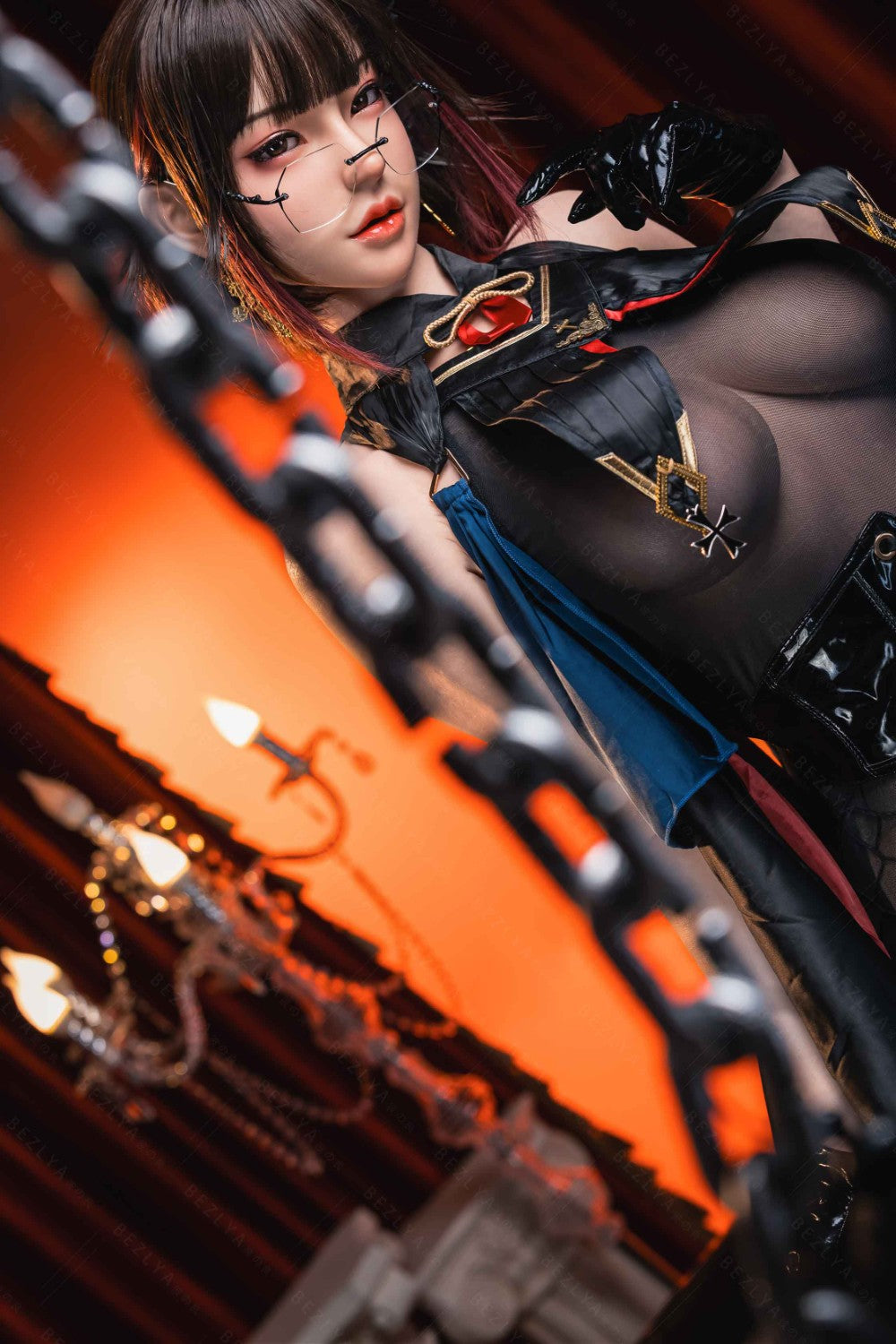 Aglaia muñeca sexual (Bezlya Doll 162cm Copa C 2.2U Silicona)