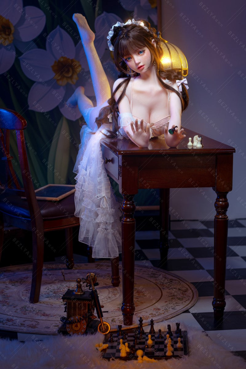 Campánula muñeca sexual (Bezlya Doll 149cm D-cup 2.0 TPE+Silicona)