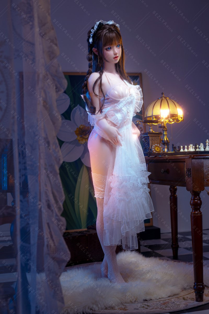 Campánula muñeca sexual (Bezlya Doll 149cm D-cup 2.0 TPE+Silicona)