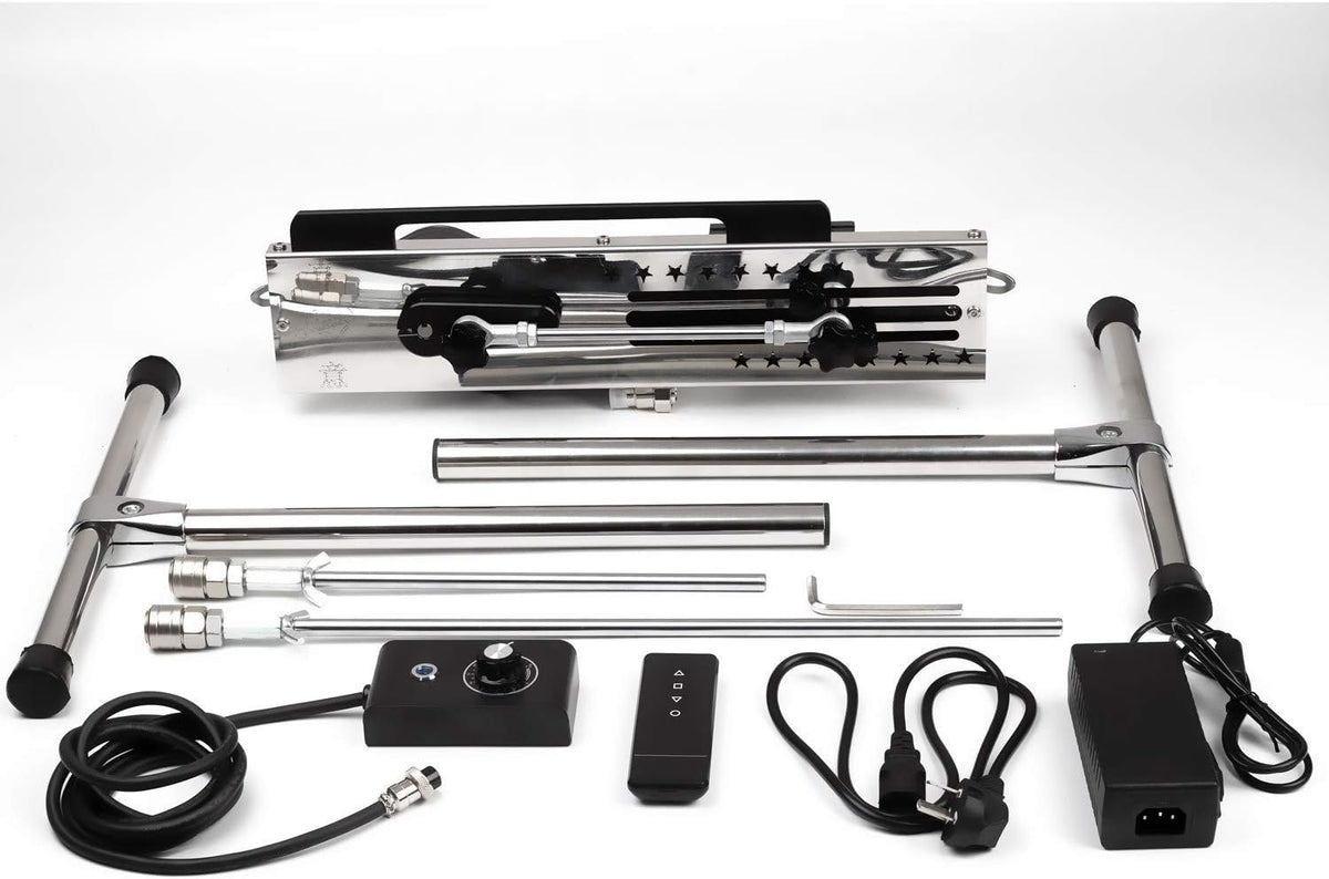 Máquina sexual profesional con velocidad ajustable y control dual - Motor de 120 W