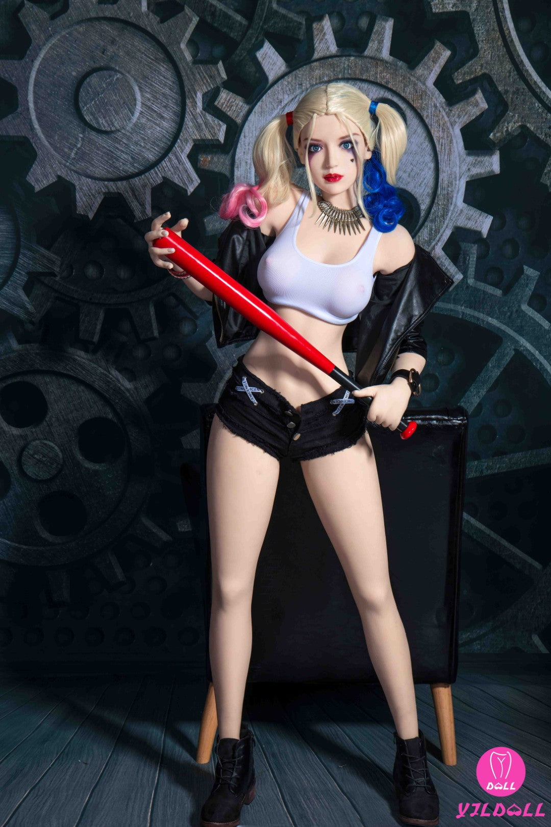 harley quinn muñeca sexual (YJL Doll 168 cm Copa C #31 TPE)