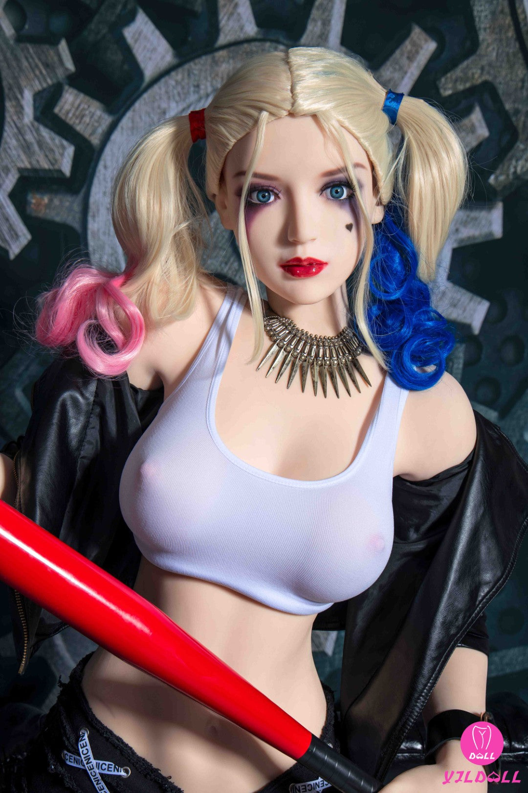 harley quinn muñeca sexual (YJL Doll 168 cm Copa C #31 TPE)