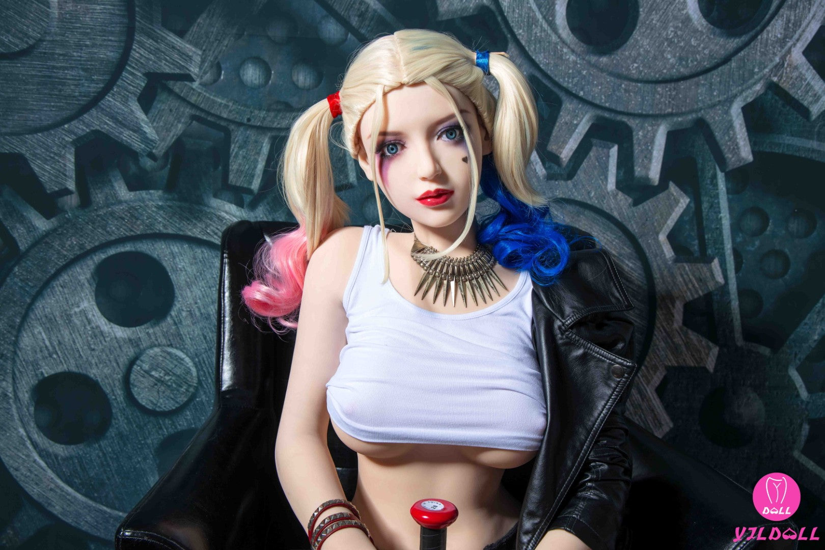 harley quinn muñeca sexual (YJL Doll 168 cm Copa C #31 TPE)