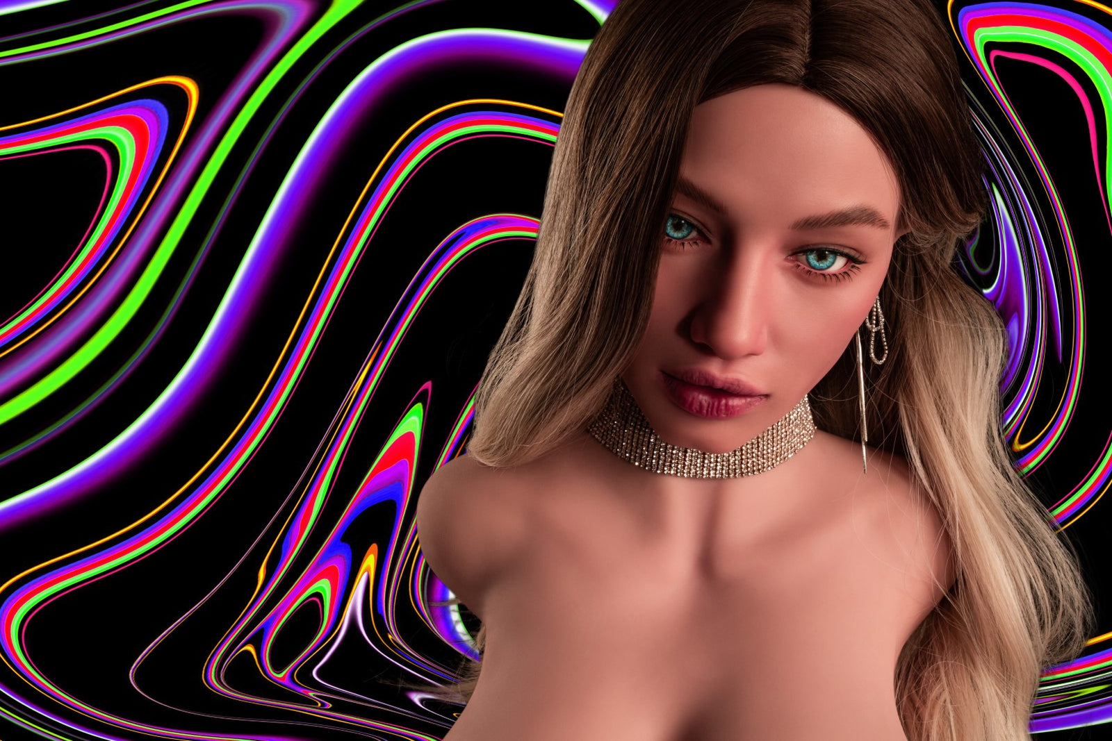 Sola Torso muñeca sexual (Climax Doll Pro 110cm copa L TPE+Silicona)