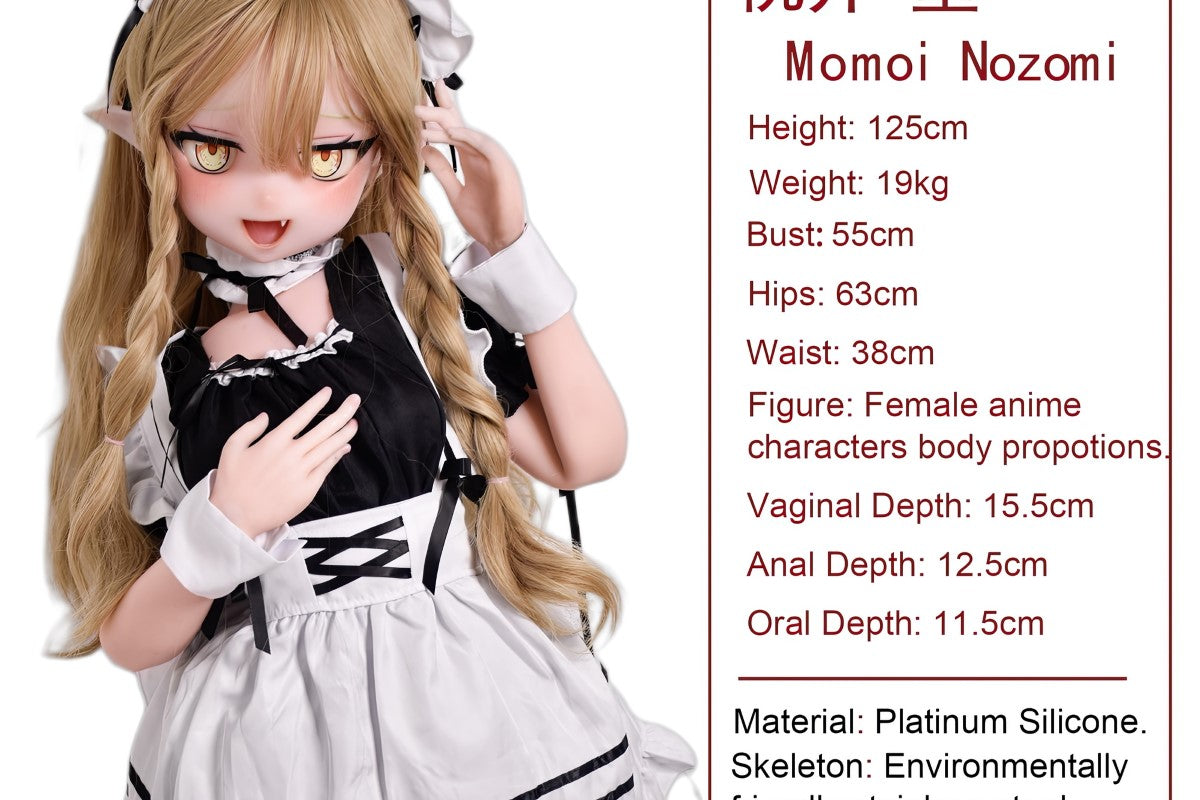 Momoi Nozomi muñeca sexual (Elsa Babe 125cm AHR026 Silicona)