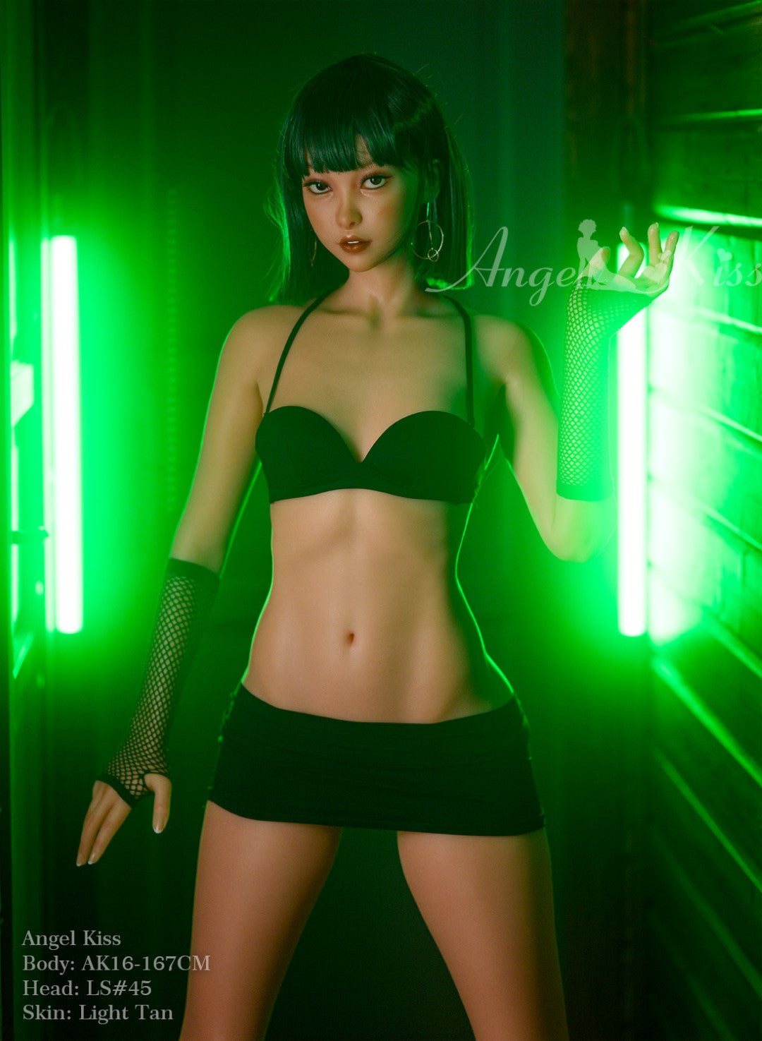 lucía muñeca sexual (AK-Muñeca 167cm A-Cup LS#45 Silicona)