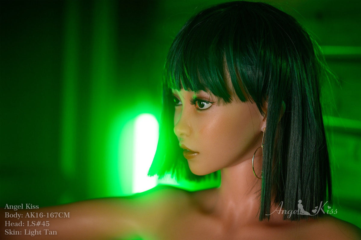 lucía muñeca sexual (AK-Muñeca 167cm A-Cup LS#45 Silicona)