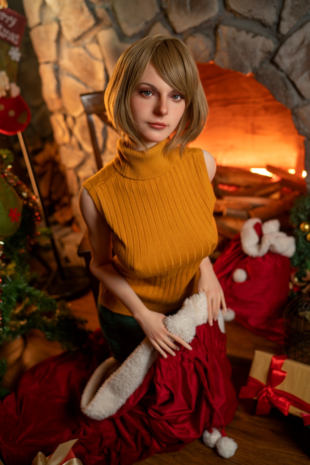 Ashley Graham muñeca sexual (Game Lady 171cm G-Cup No.22 Silicona)