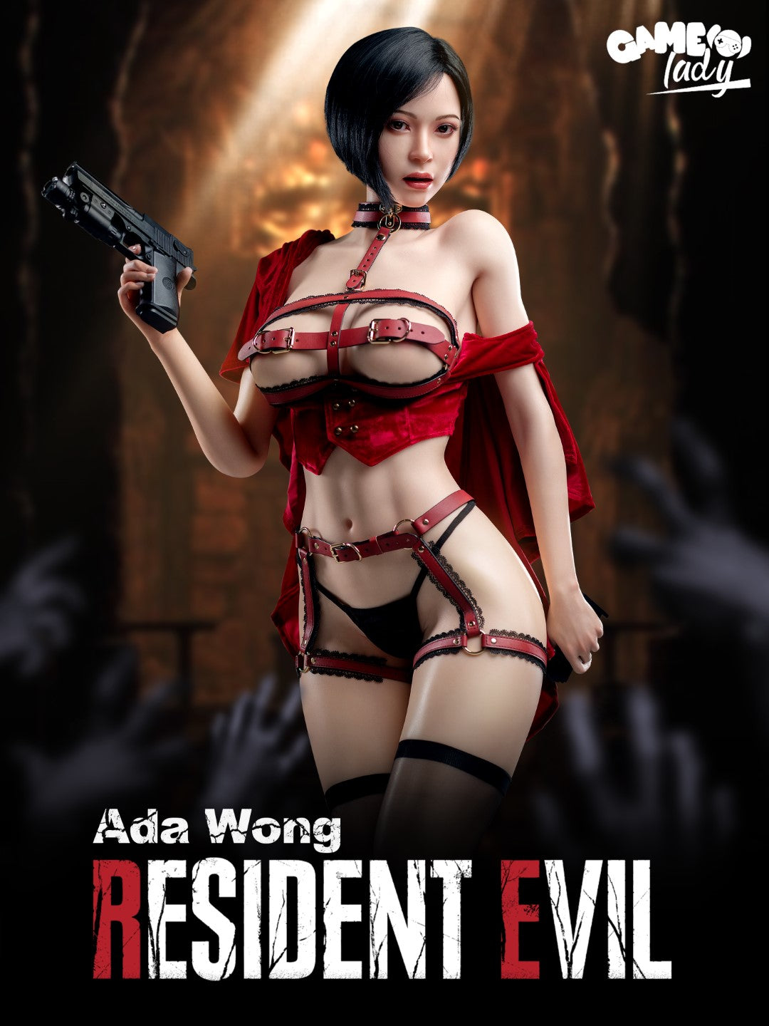 Ada Wong muñeca sexual (Game Lady 171cm G-Cup No.21 Silicona)