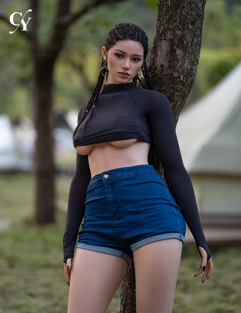 Amber muñeca sexual (TOP CYDOLL 170 cm D-Kupa TPE+Silicona)
