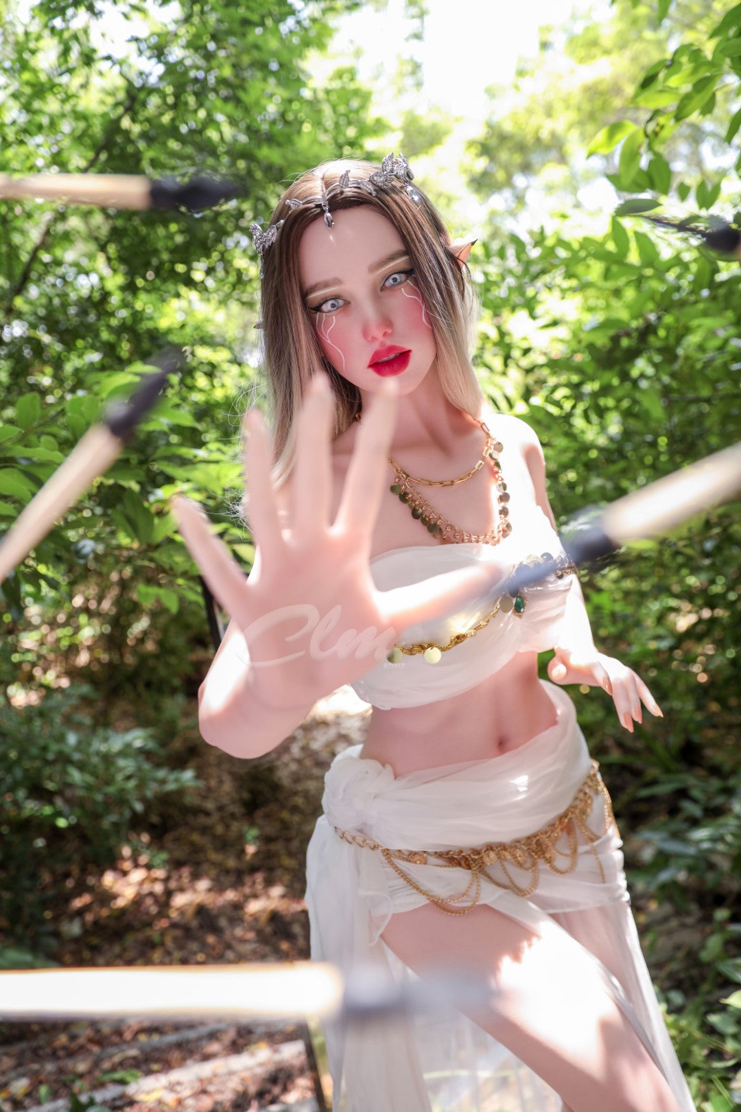 Atenea muñeca sexual (Climax Doll Ultra 157 cm copa B de silicona)