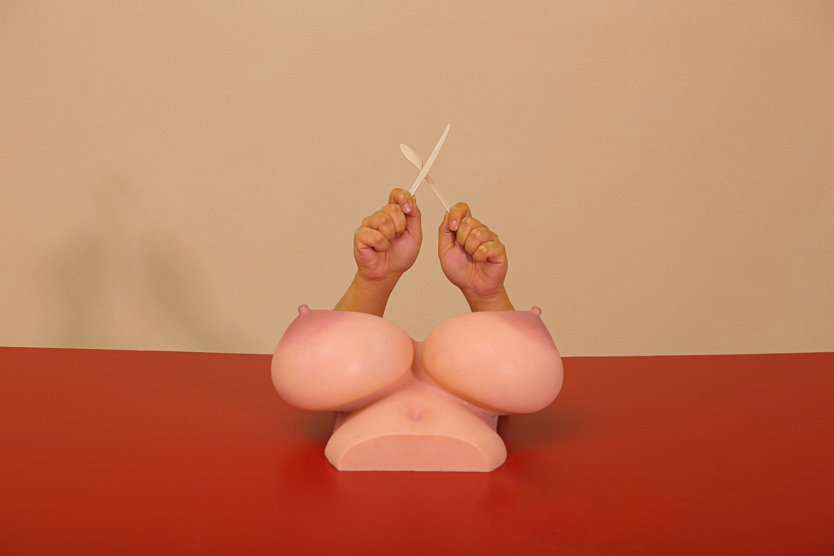 Pecho (xl) torso muñeca sexual (Climax Doll PRO G-CUP Silicona)