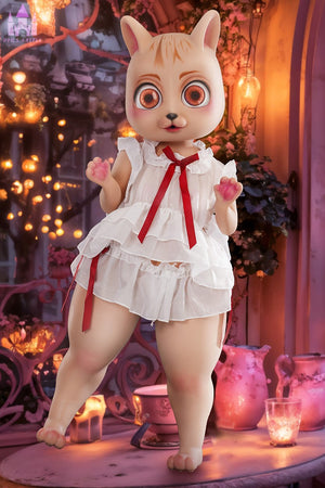 Bearrie muñeca sexual (Dolls Castle Silicona A-Cup de 92 cm)