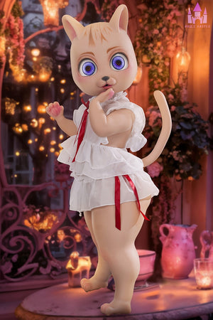 Bearrie muñeca sexual (Dolls Castle Silicona A-Cup de 92 cm)