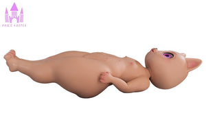 Bearrie muñeca sexual (Dolls Castle Silicona A-Cup de 92 cm)