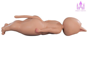 Bearrie muñeca sexual (Dolls Castle Silicona A-Cup de 92 cm)