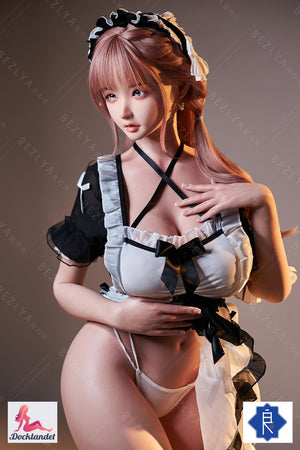 Vainilla muñeca sexual (Bezlya Doll 155 cm H-Kupa 2.1 Silicona)
