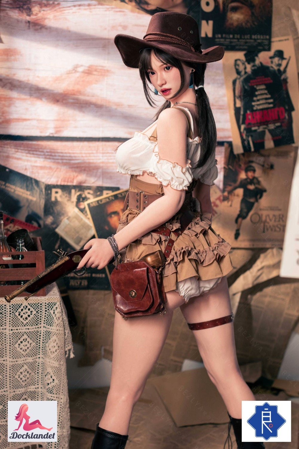 Helianthus muñeca sexual (Bezlya Doll 162 cm C-CUP 2.2U Silicona)