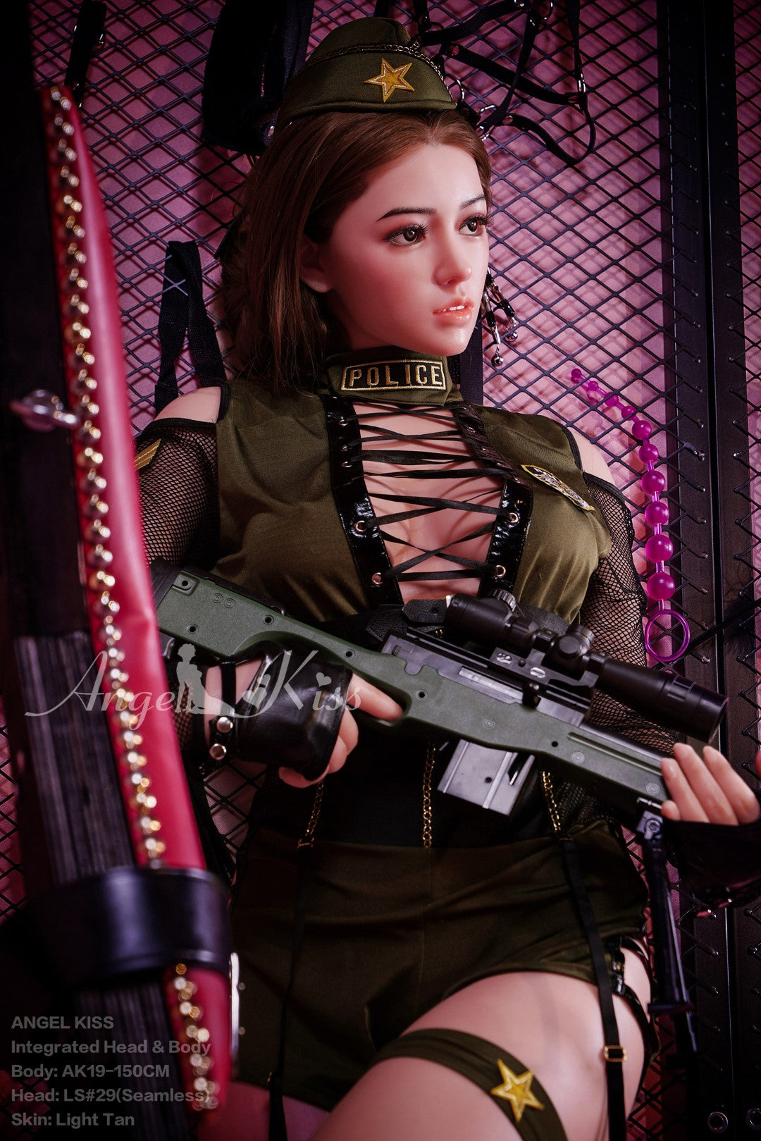 cristian muñeca sexual (AK-Muñeca 150cm D-Cup #LS29 Silicona)