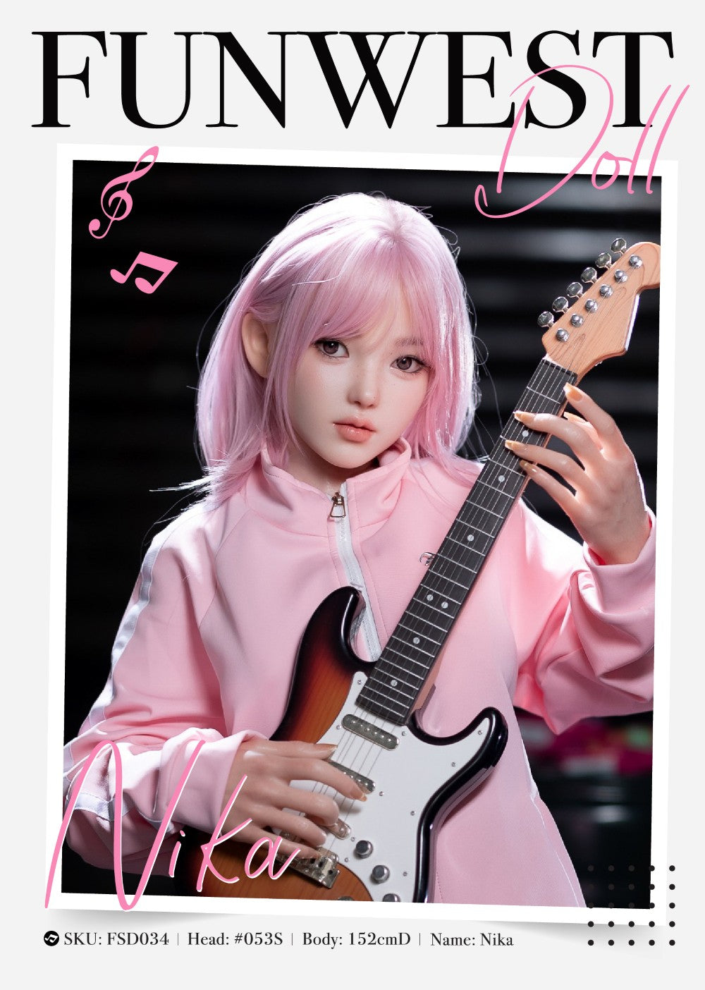 nika muñeca sexual (FunWest Doll Copa D de 152 cm #053S RST Silicona)