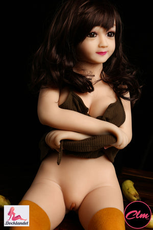 Caine muñeca sexual (Climax Doll Mini TPE de copa electrónica de 100 cm)
