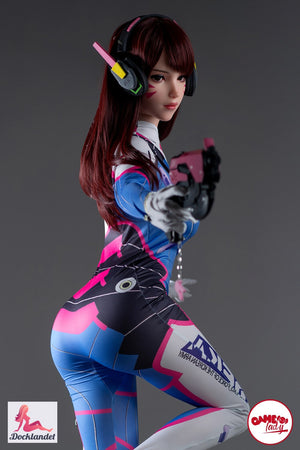 Canción de D.Va Hana muñeca sexual (Game Lady 167cm D-Kupa No.23 Silicona)