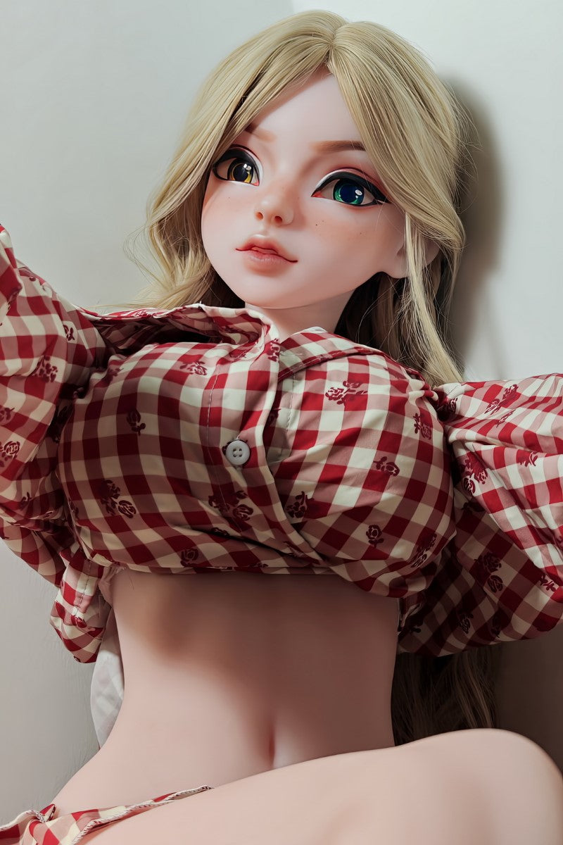 Jennifer Edén muñeca sexual (Elsa Babe 148cm DHR012 Silicona)
