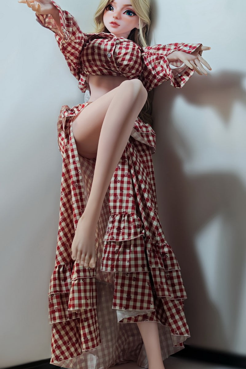 Jennifer Edén muñeca sexual (Elsa Babe 148cm DHR012 Silicona)