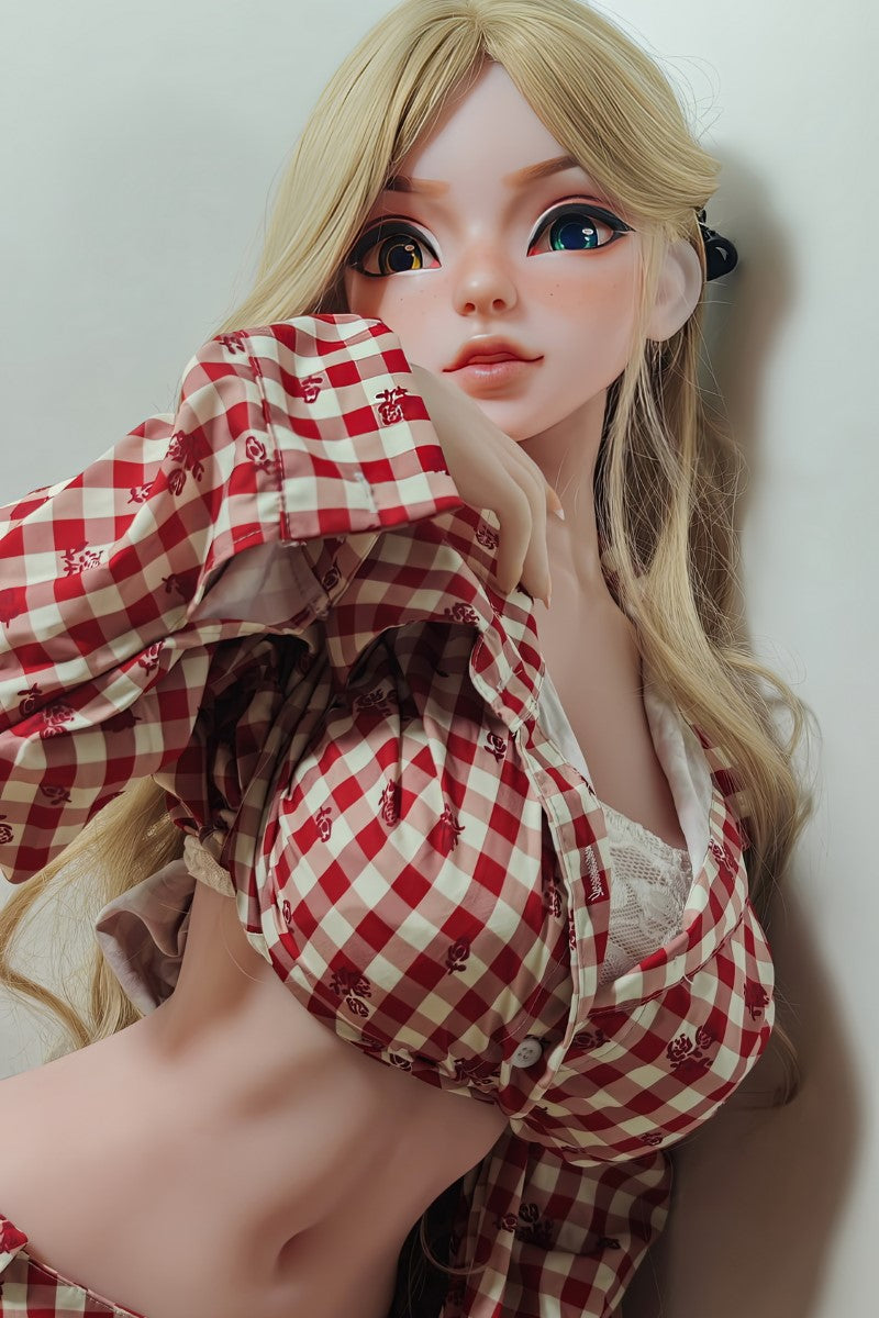 Jennifer Edén muñeca sexual (Elsa Babe 148cm DHR012 Silicona)