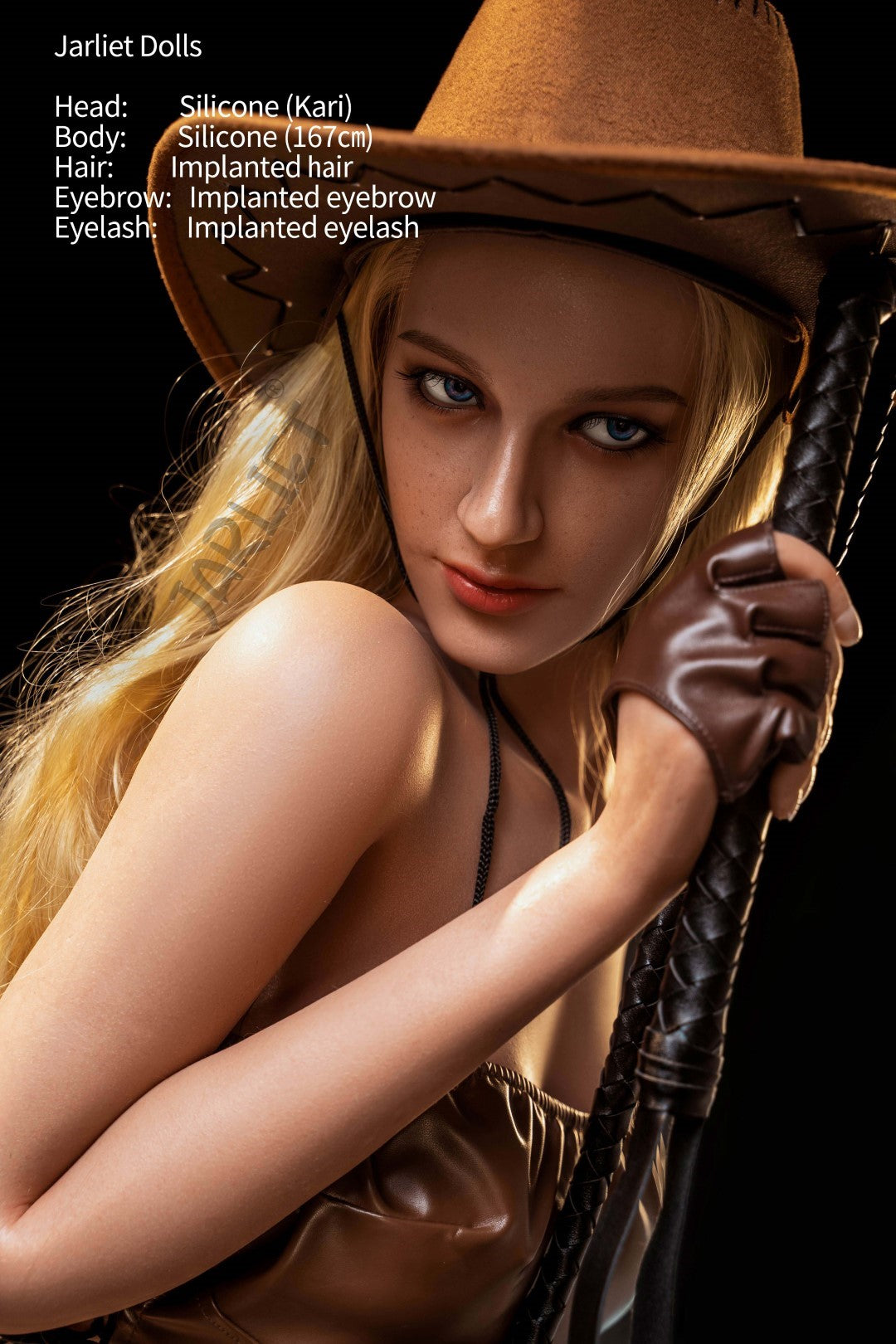 kari muñeca sexual (Jarliet 167 cm copa B de silicona)