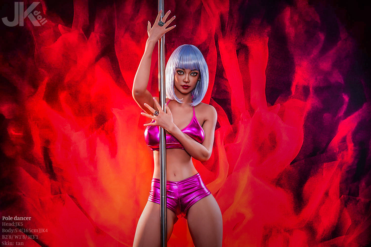 bailarina de barra muñeca sexual (JK-Doll 165 cm Copa D JK5 TPE)