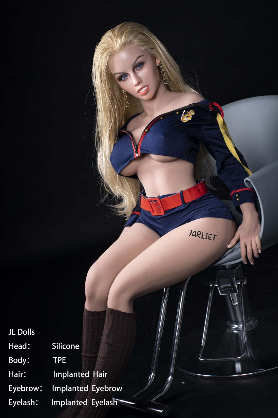 blanca muñeca sexual (Jarliet 148cm E-Cup TPE+Silicona)