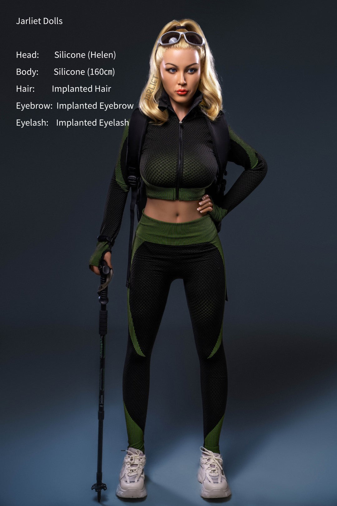 elena muñeca sexual (Jarliet Copa C de silicona de 160 cm)