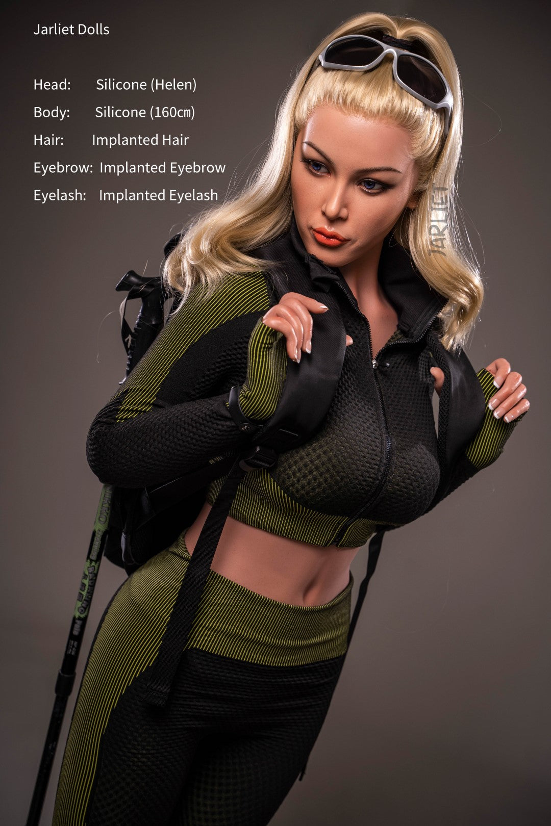 elena muñeca sexual (Jarliet Copa C de silicona de 160 cm)