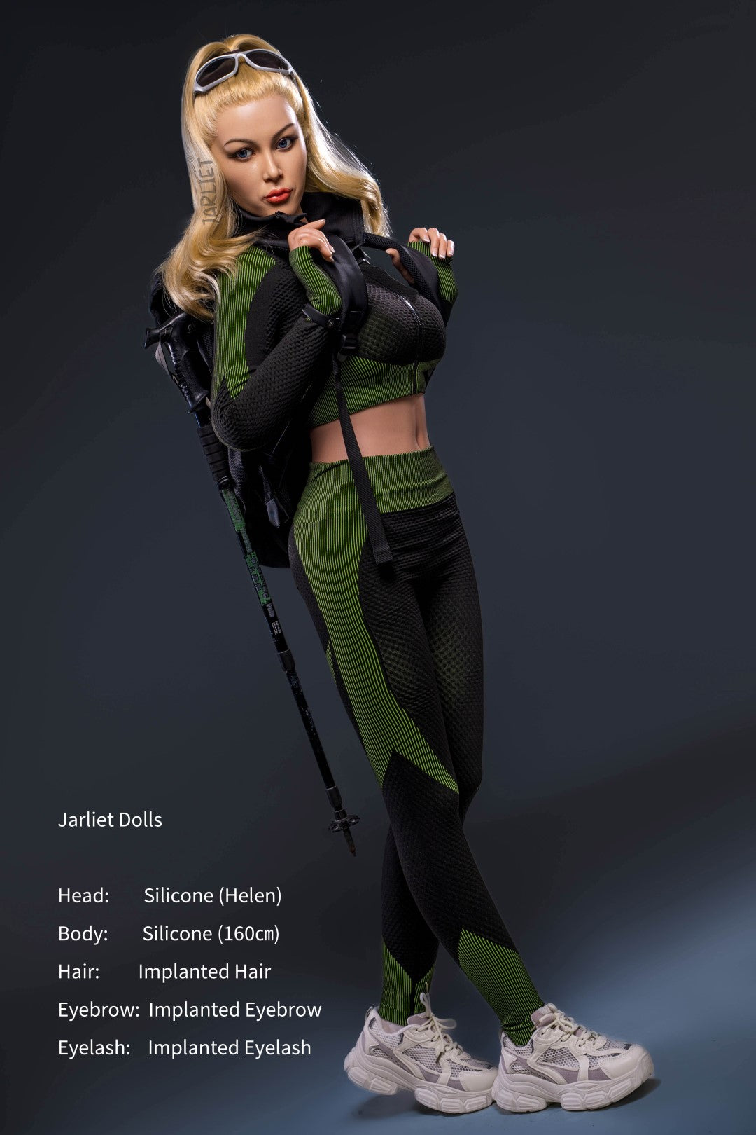 elena muñeca sexual (Jarliet Copa C de silicona de 160 cm)