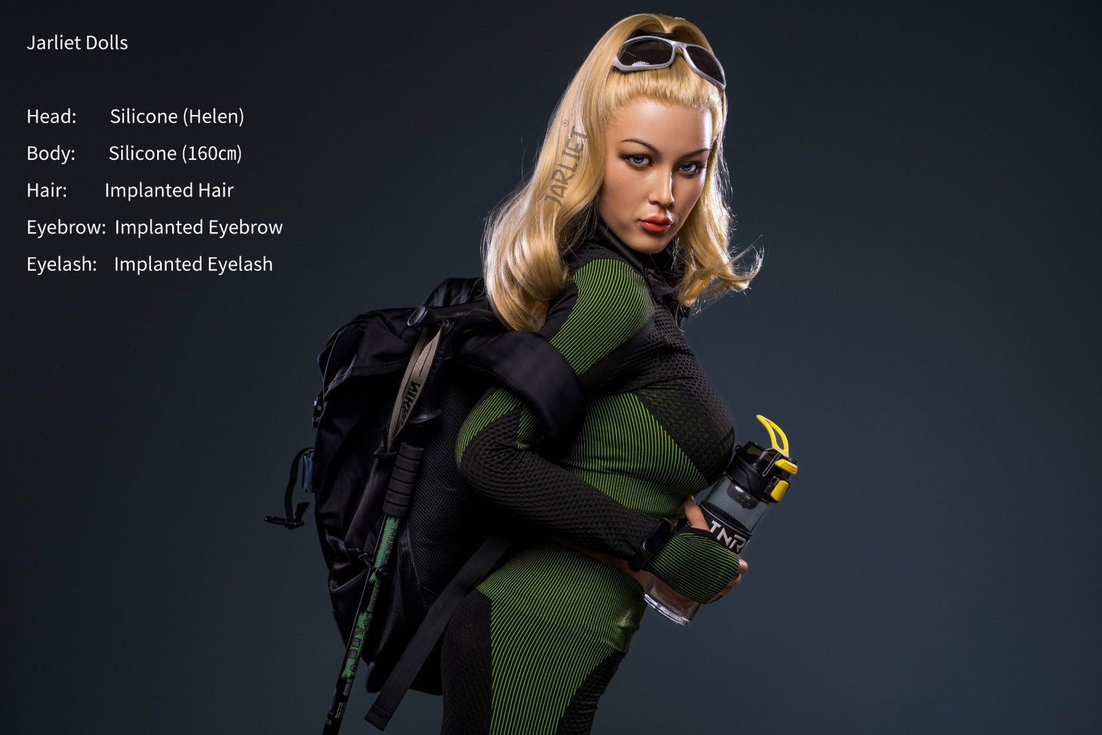 elena muñeca sexual (Jarliet Copa C de silicona de 160 cm)