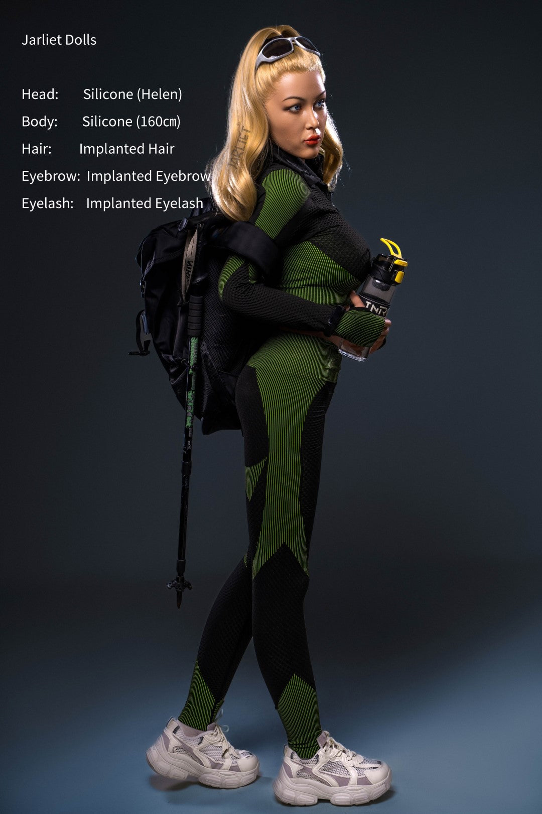 elena muñeca sexual (Jarliet Copa C de silicona de 160 cm)