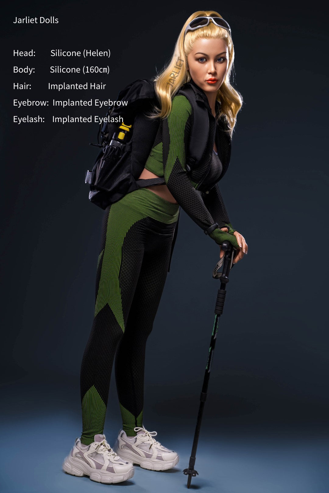 elena muñeca sexual (Jarliet Copa C de silicona de 160 cm)