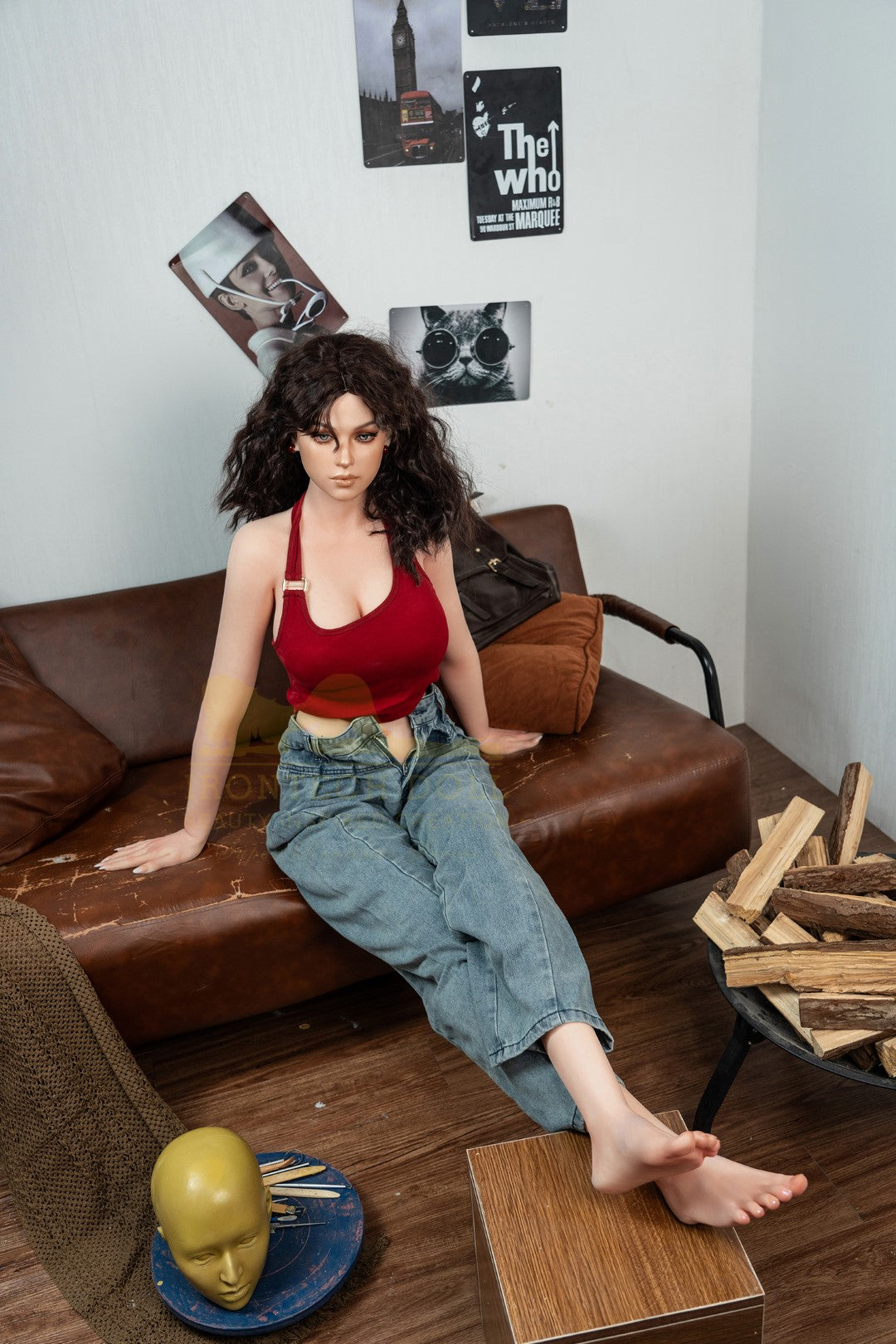 Flora muñeca sexual (Irontech Doll 166 cm Copa C S38 Silicona)