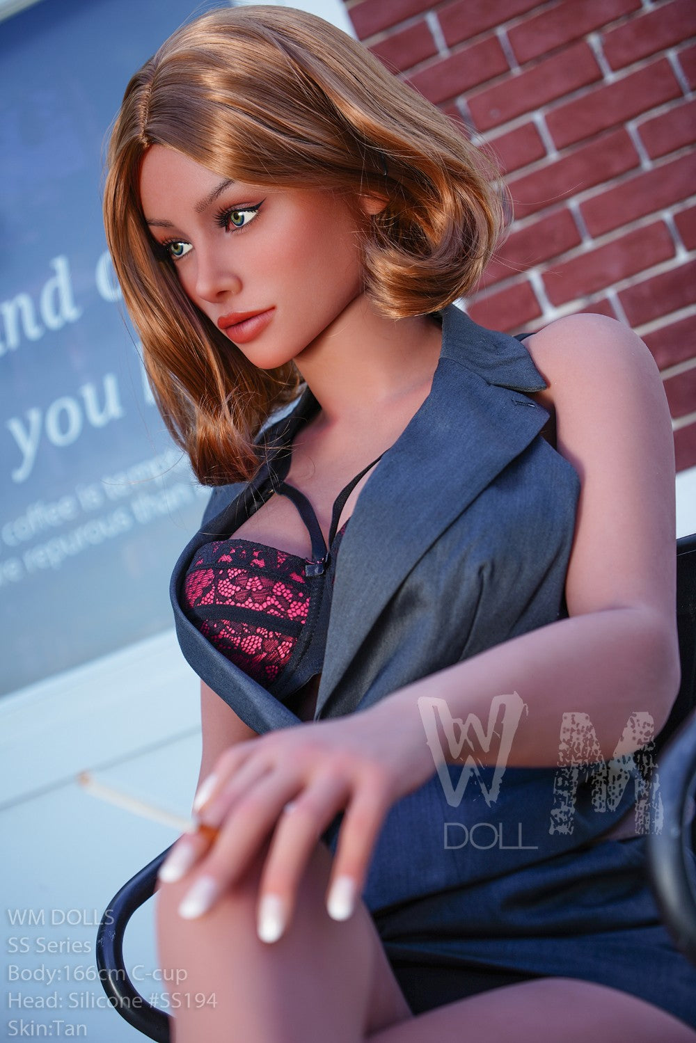 Annie muñeca sexual (WM-Doll C-CUP C. #SS194 TPE+silicona) de 166 cm.