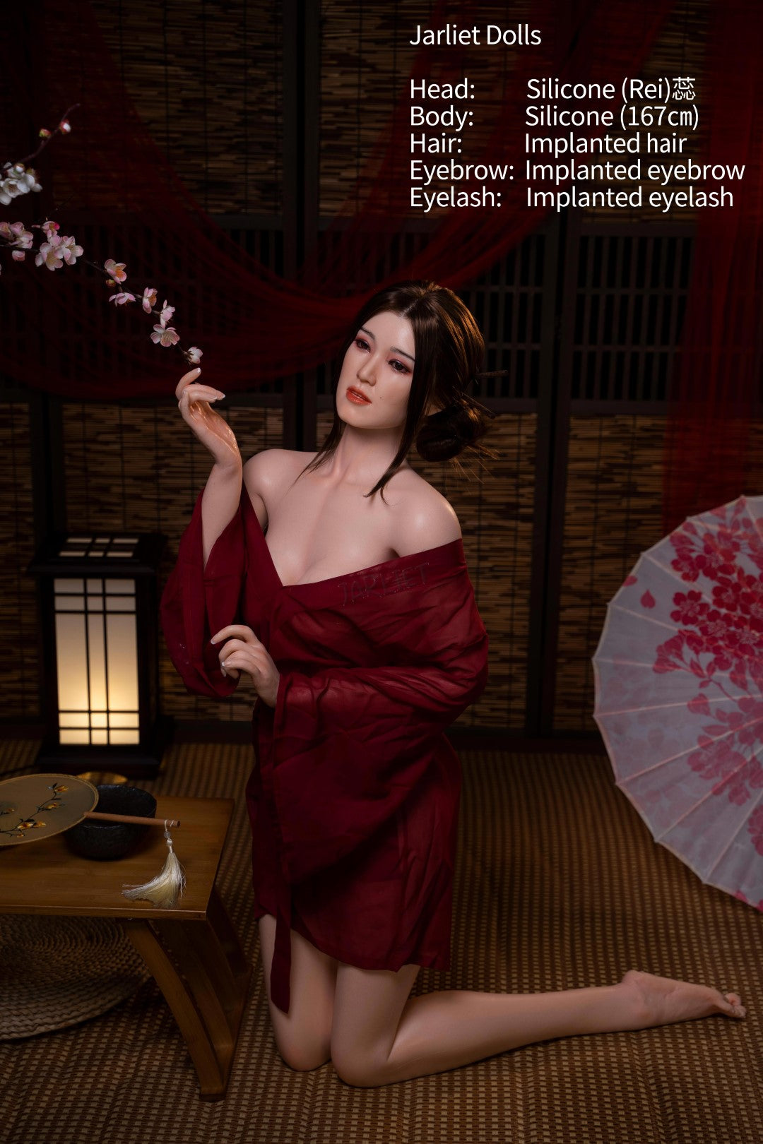 rei muñeca sexual (Jarliet 167 cm copa B de silicona)