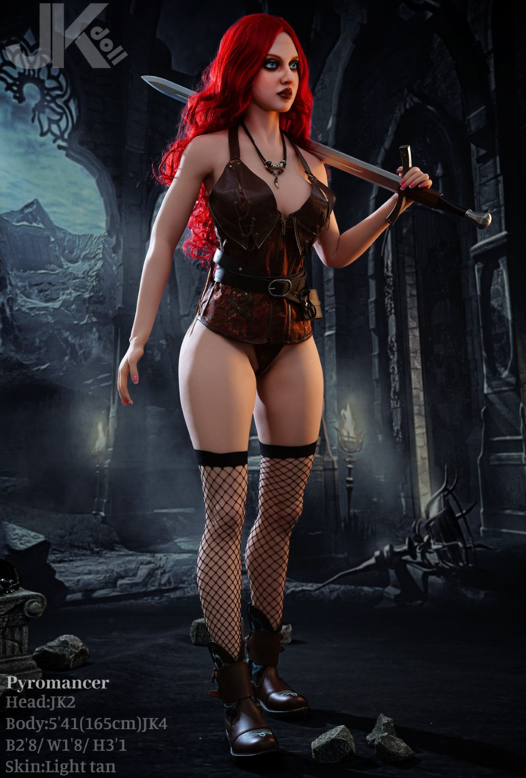 piromante muñeca sexual (JK-Doll 165 cm Copa D JK2 TPE)