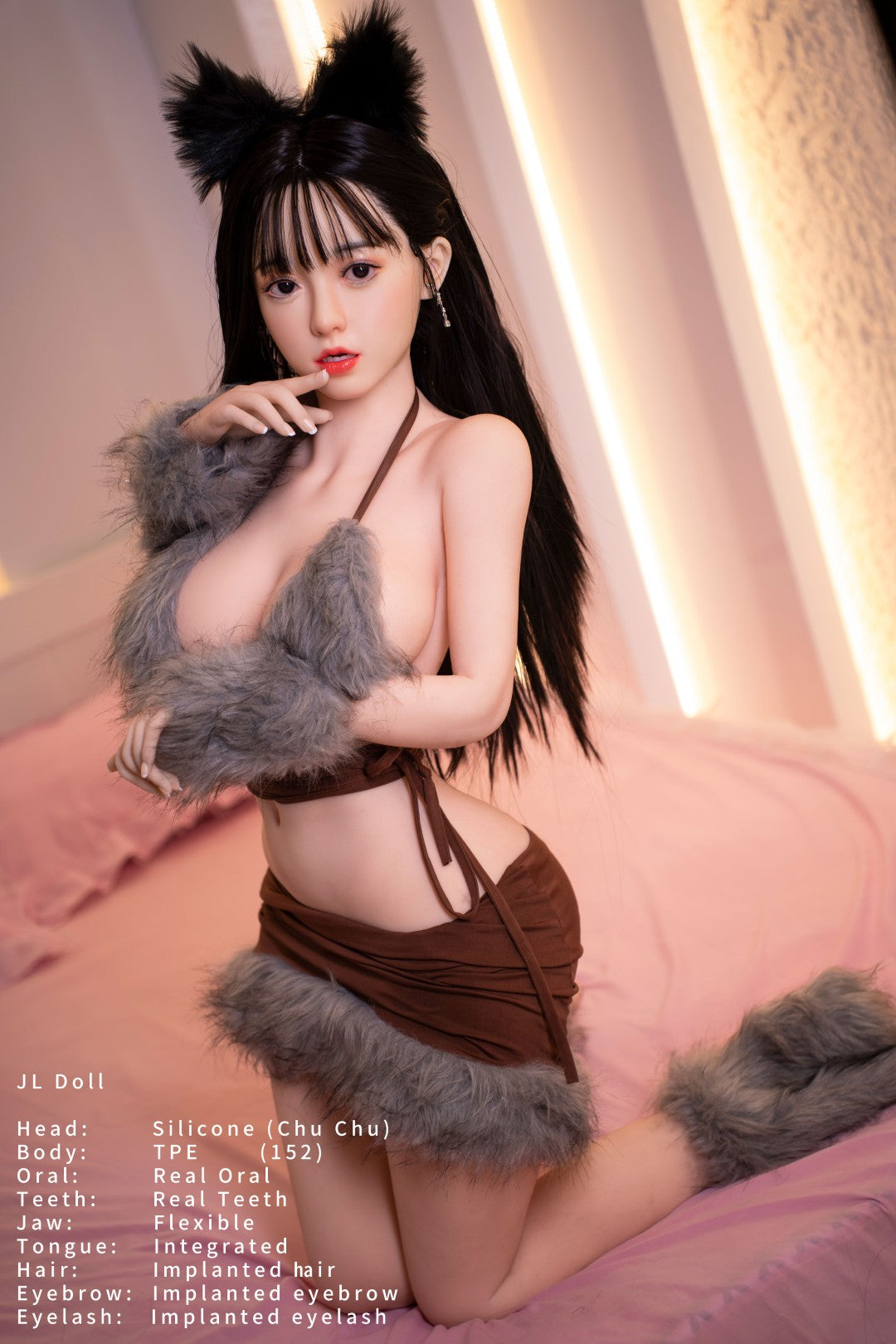 Chu muñeca sexual (Jarliet 152cm D-Kupa TPE+Silicona)