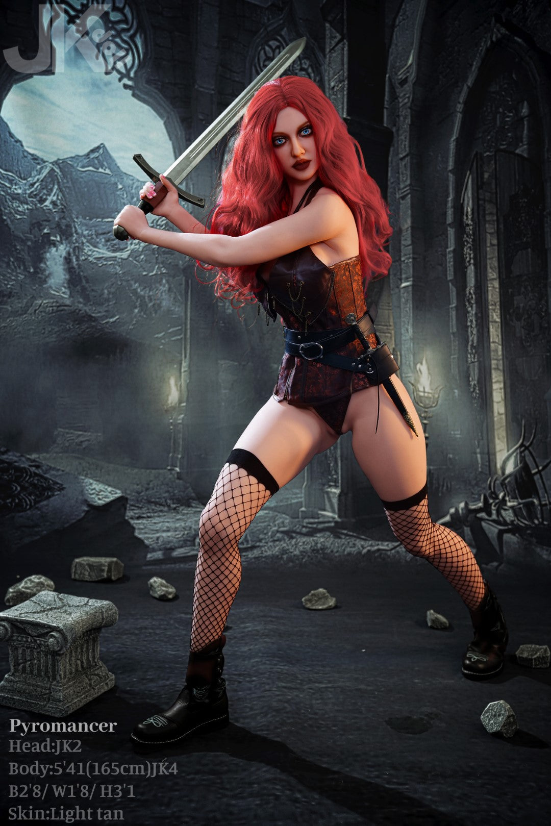 piromante muñeca sexual (JK-Doll 165 cm Copa D JK2 TPE)