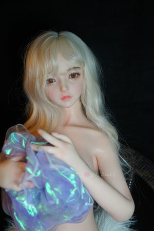 Qi muñeca sexual (YJL Doll Silicona C-Cup de 145 cm)