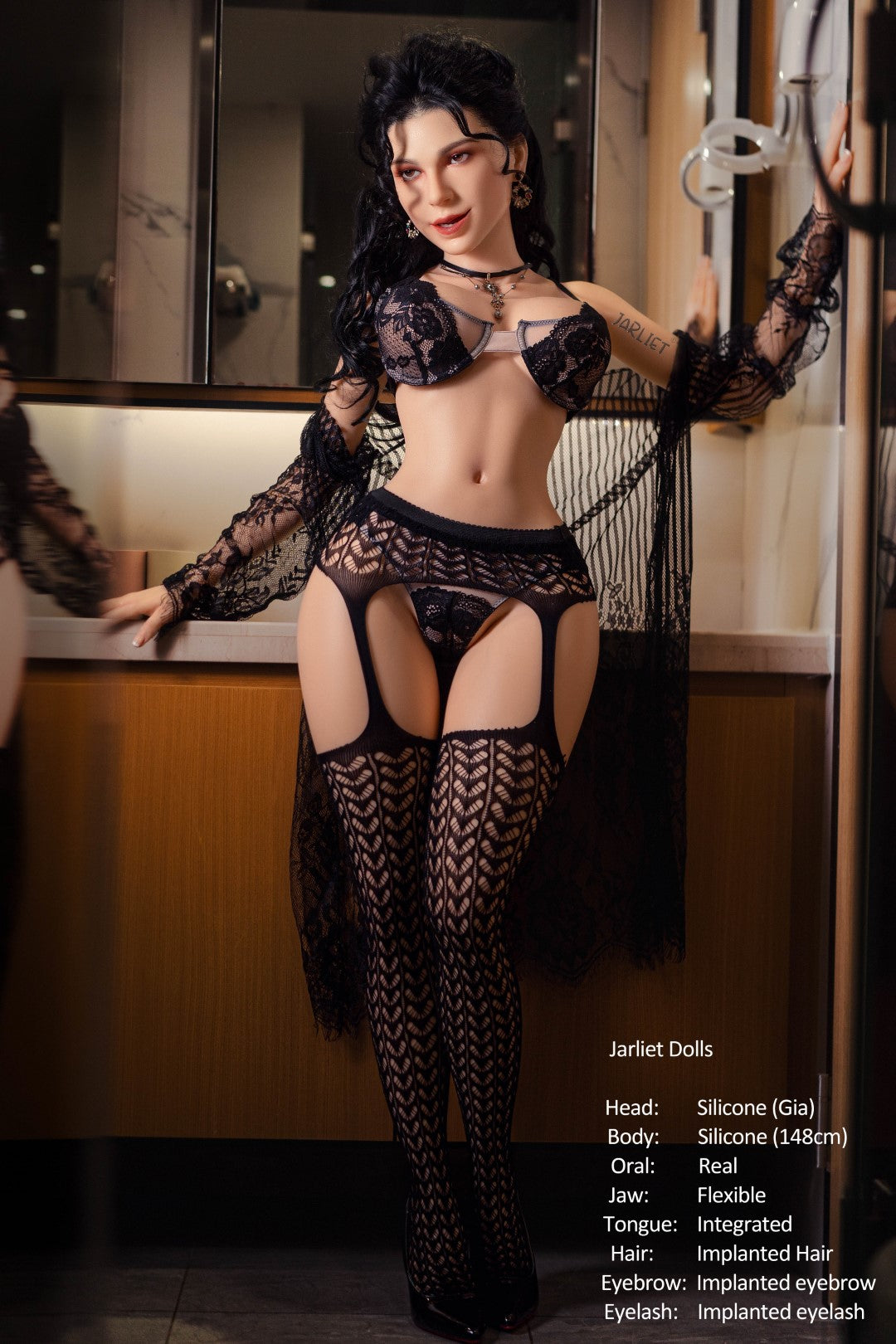 gia muñeca sexual (Jarliet Copa E de silicona de 148 cm)