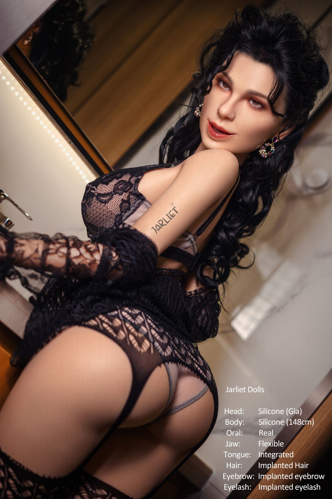 gia muñeca sexual (Jarliet Copa E de silicona de 148 cm)