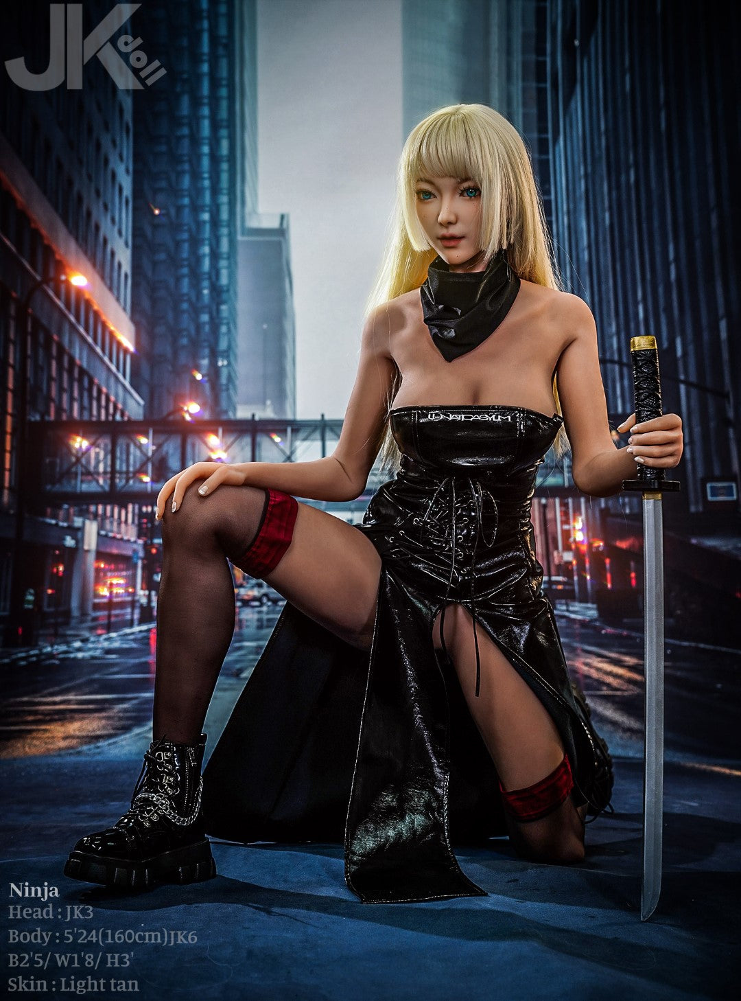 Ninja muñeca sexual (JK-Doll 160 cm D-Kupa JK3 TPE)