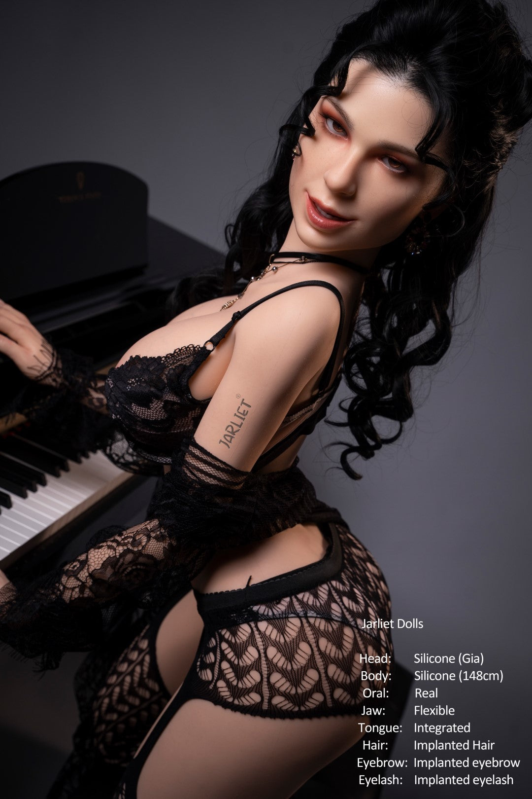 gia muñeca sexual (Jarliet Copa E de silicona de 148 cm)